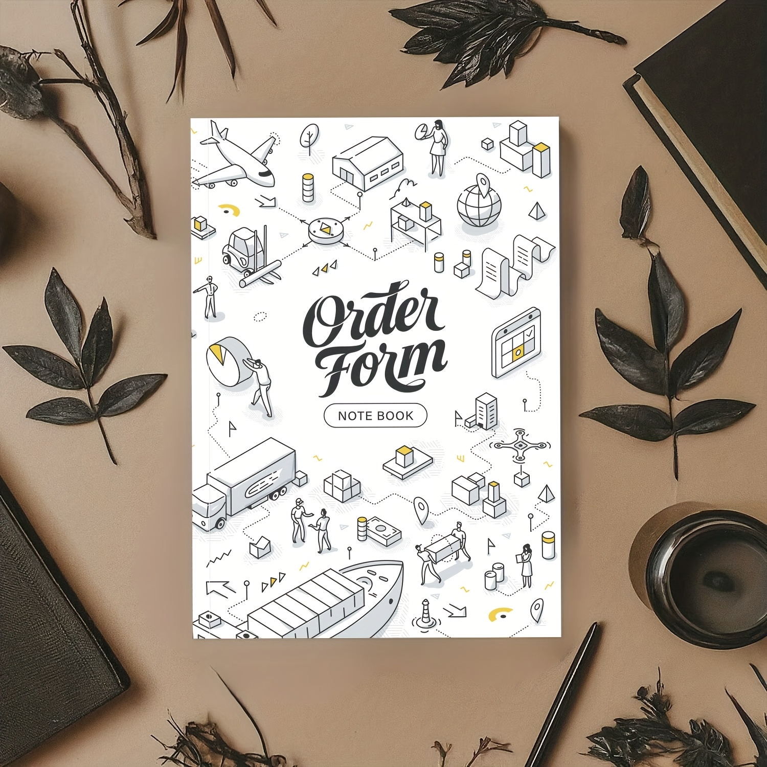 TEMU -one A5 Order Log Book For Small Business, Entrepreneurs | For Shopping List, Order Tracking, Purchase Management, Inventory Log | Portable