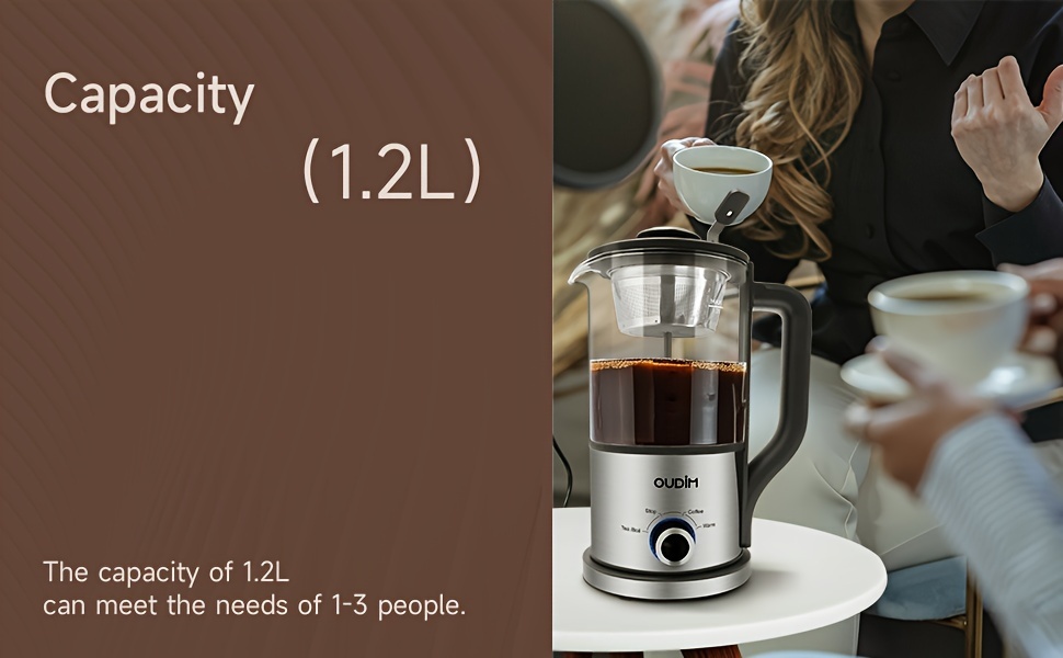 Drip Coffee Maker By Spraying Method, 40.58oz Capacity, 600W Power, BPA-Free, Brewed Tea Pot Coffee Plunger, Glass Stainless Steel Tea And Coffee Brew Kettle, Electric Kettle Tea Pot, Keep Warm, Boil Dry And Safety Protection, Perfect Birthday Gift 28 Drip Coffee Maker By Spraying Method, 40.58oz Capacity, 600W Power, BPA-Free, Brewed Tea Pot Coffee Plunger, Glass Stainless Steel Tea And Coffee Brew Kettle, Electric Kettle Tea Pot, Keep Warm, Boil Dry And Safety Protection, Perfect Birthday Gift