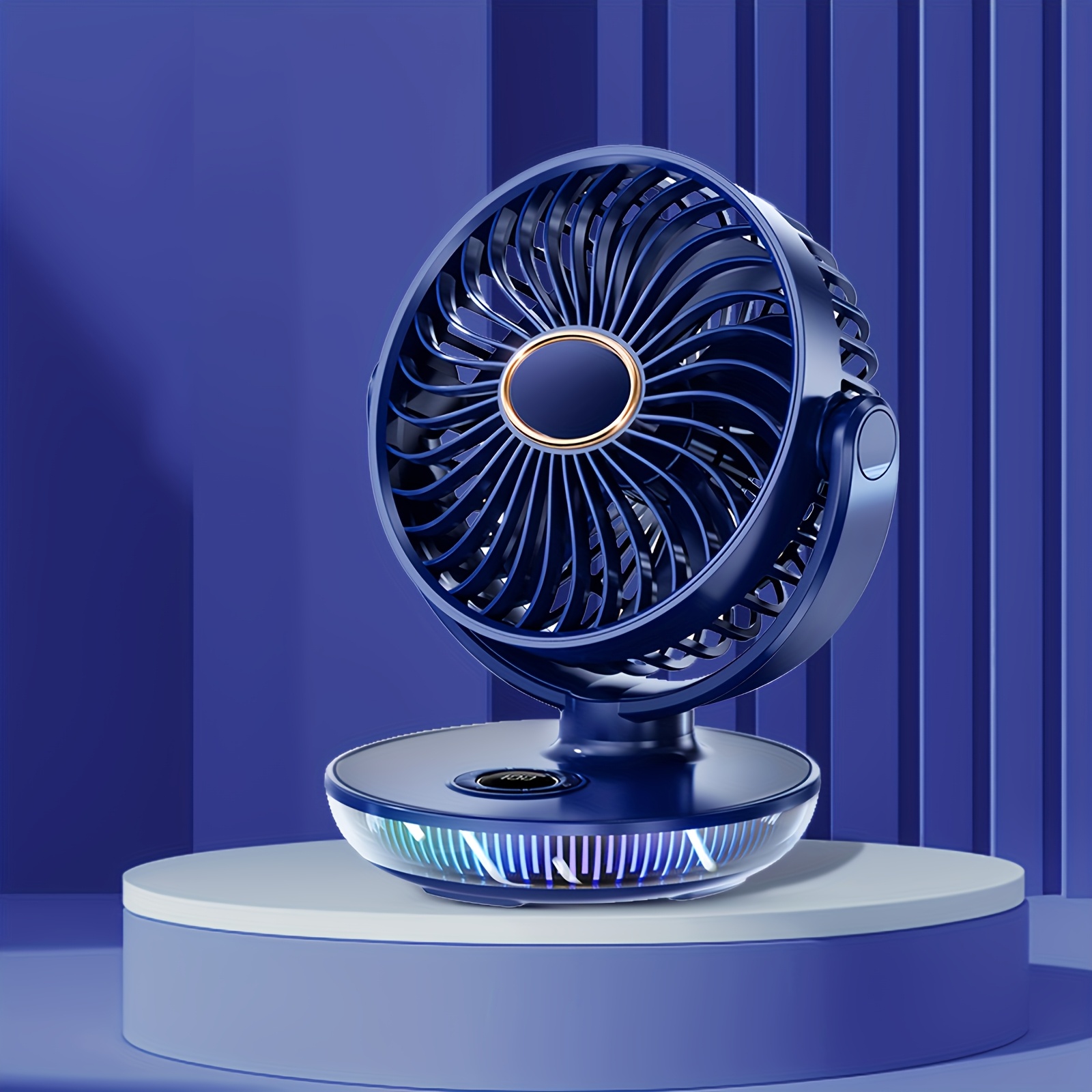 TEMU C'est un ventilateur USB polyvalent qui utilisé comme ventilateur de bureau, mural ou suspendu au plafond. Il est parfait pour une utilisation à