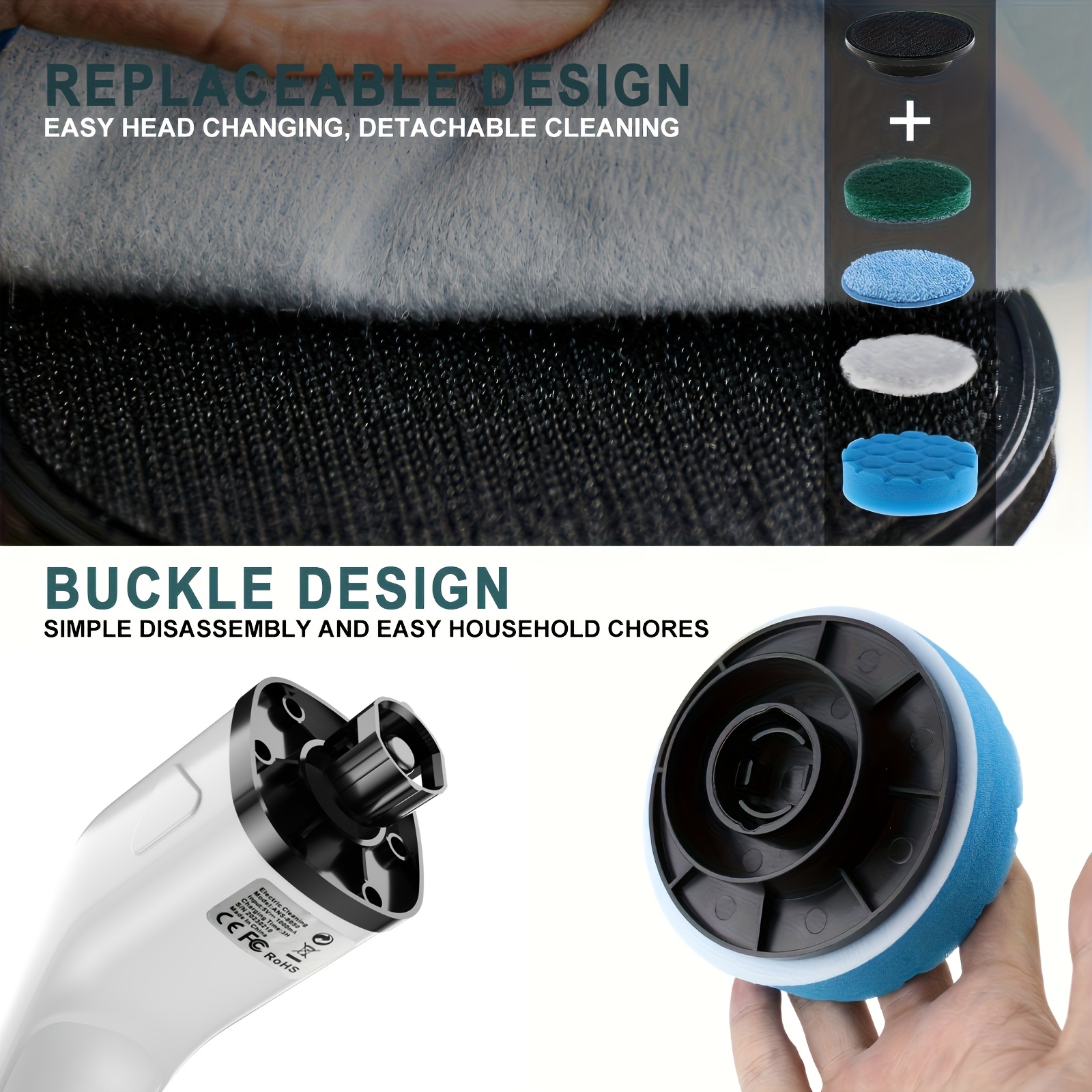 Electric cleaning brush - bathroom use