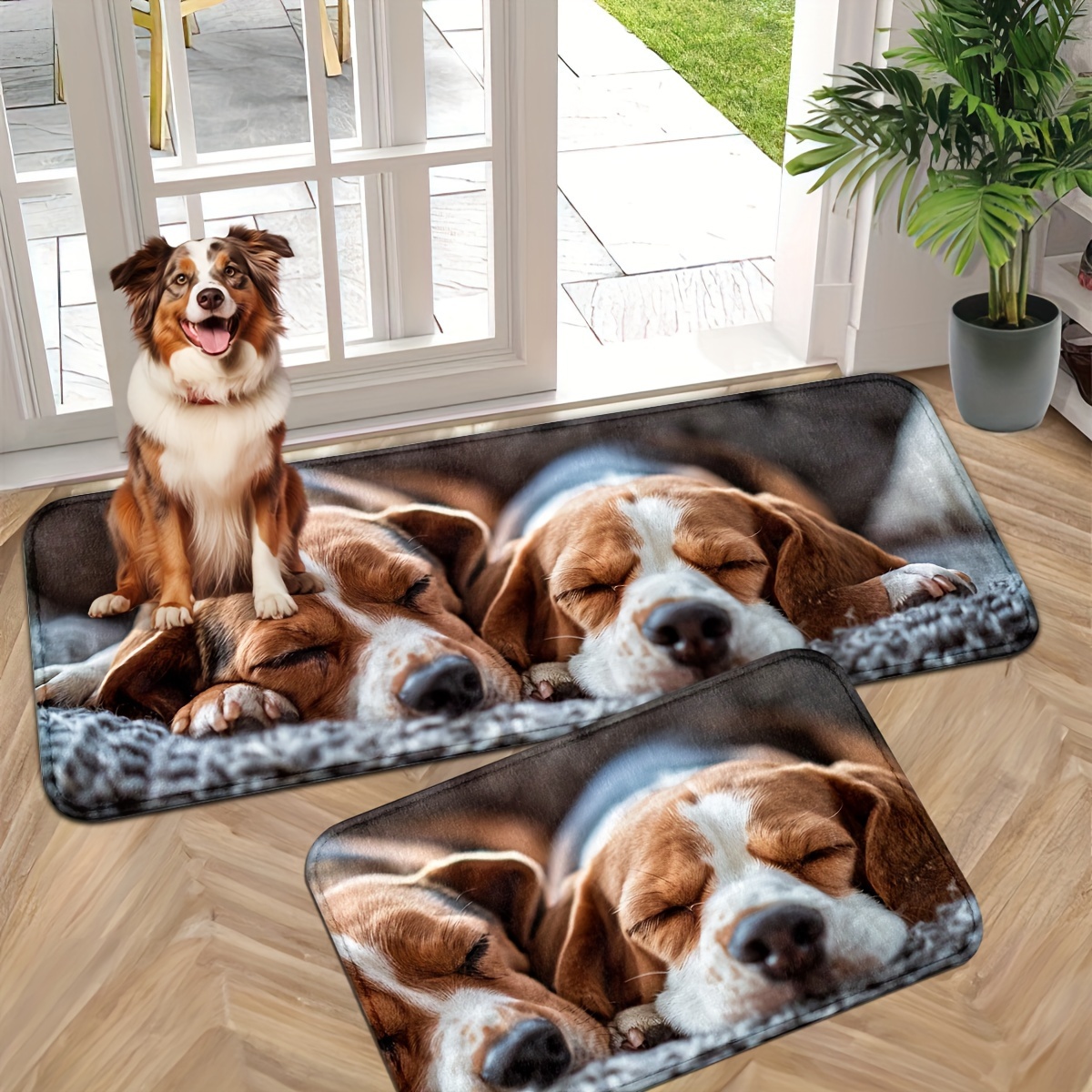 

1pc/2pcs, Dog Door Mat Indoor Entrance Indoor Door Mats For Entryway Area Rug Entrance Mat Entry Mat Indoor Front Door Mat Front Door Rugs Indoor Mats For Entryway Mud Dirt Trapper Door Mat