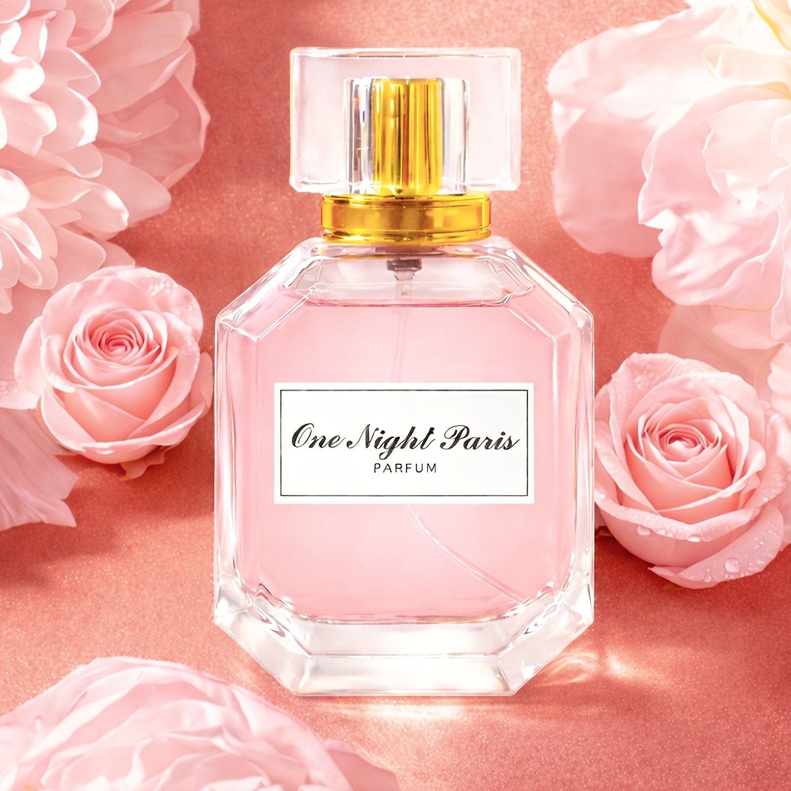 Image of Romantic Soft Fruity- Perfume, Refreshing With Sweet Pea, Layered Peony & Rose Floral Notes, Suitable For Dates, Casual & Going Out, Long-lasting, Gentle & Fragrance Gift