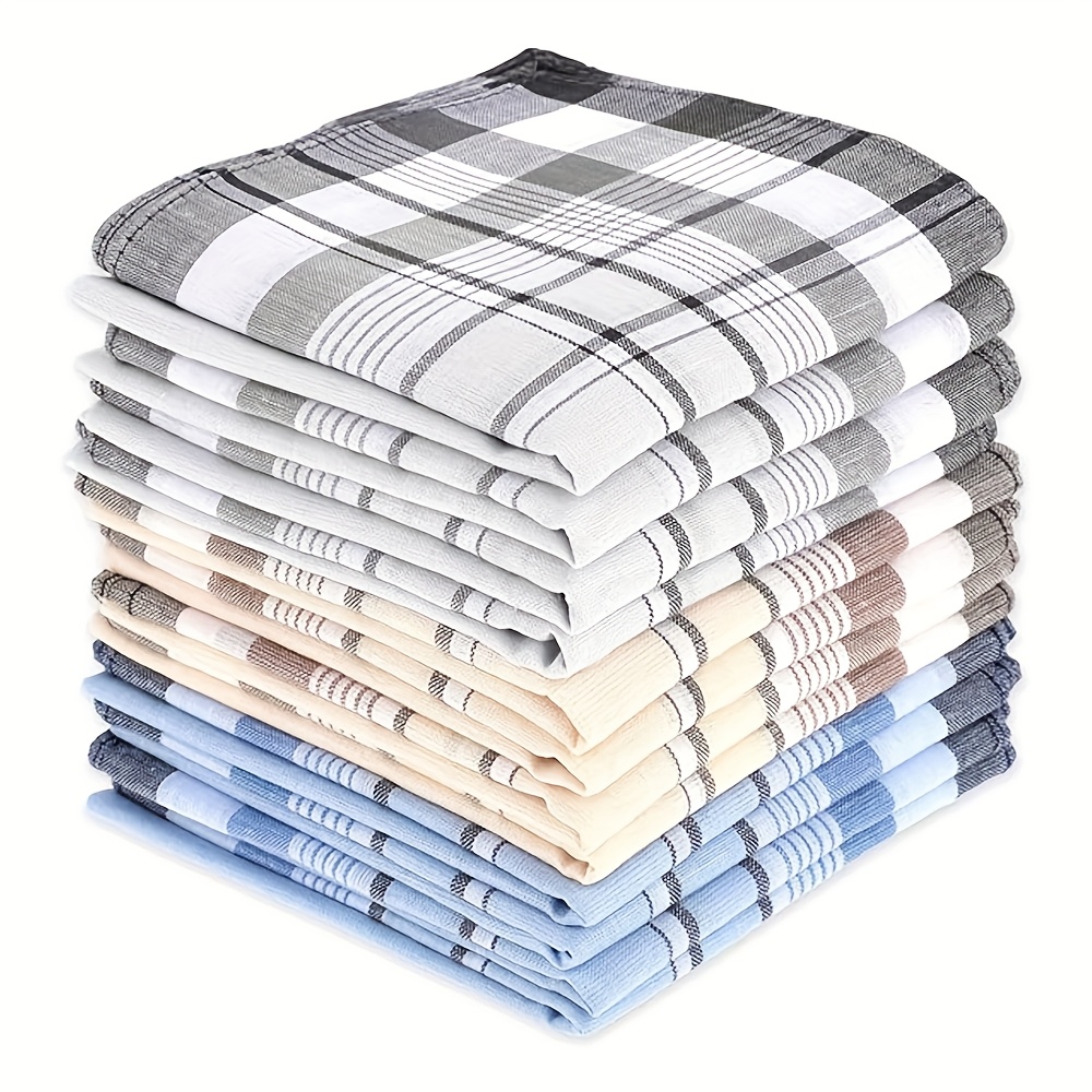 Hanky Panky Handkerchiefs Men 12 PCS Handkerchiefs For Men 100