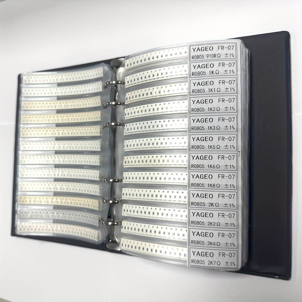 1206 SMD Resistor Assortment Kit - 8500 Pieces, 170 Values, 1% Tolerance, Sample Book 3 thumbnail image