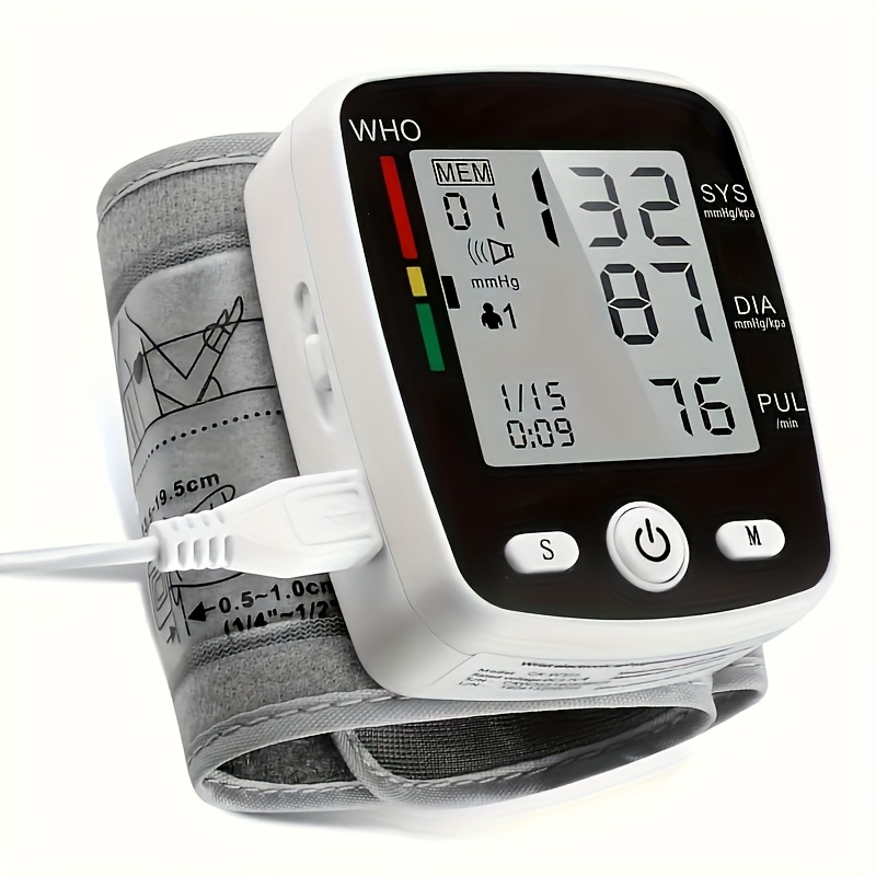   kun wrist   digital bp machine with large lcd display voice broadcast 2x99 readings memory adjustable 5 4 7 7 cuff usb rechargeable portable for   ck w355 blood pressure machine for adults Product details 1