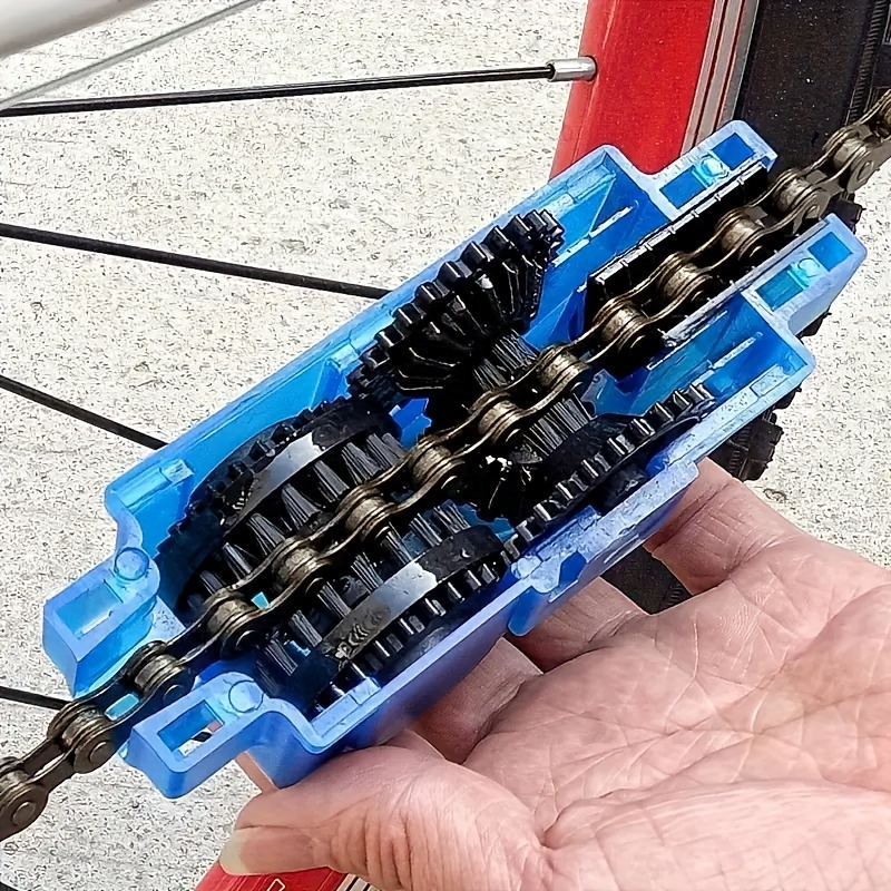 1件便携式自行车链条清洗器，自行车工具，骑行装备维护配件 商品详情 2
