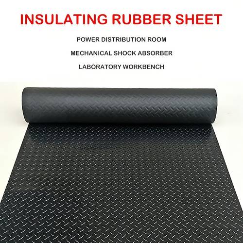 1pc rubber floor mat garage and mat willow black 100cm*300cm 39.37in*118.11in. Suitable for garages, shops, rooms, mechanical shock absorption, , , ., which are from heat and