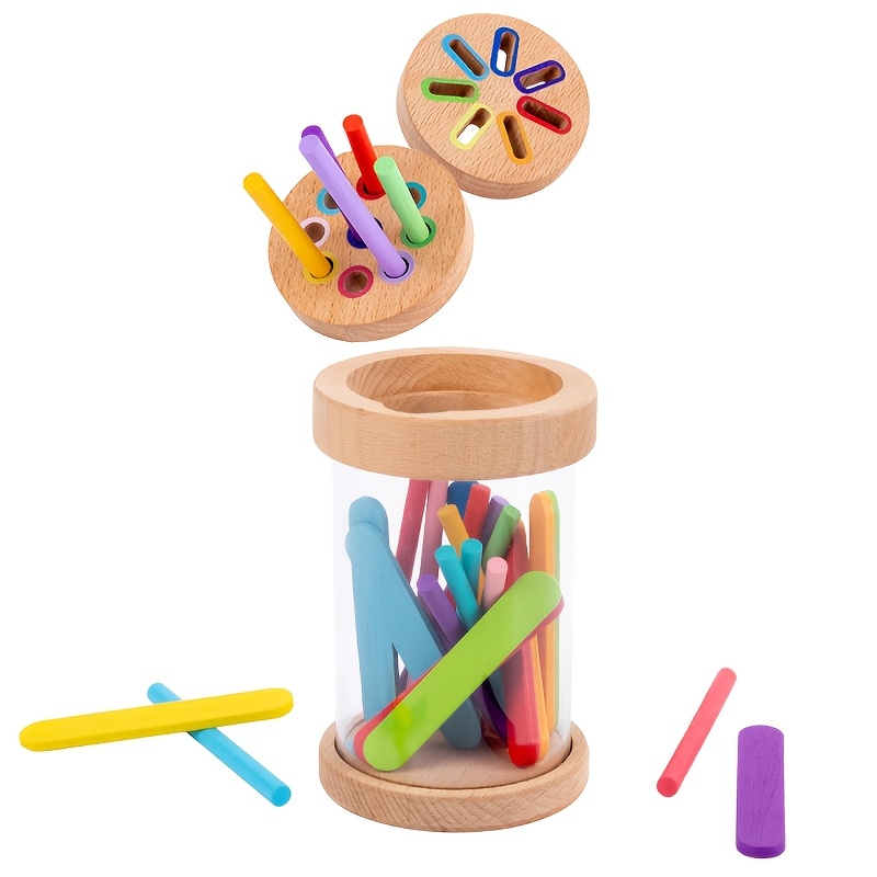 Children's Wooden Color Recognition Shape Sorting Toy