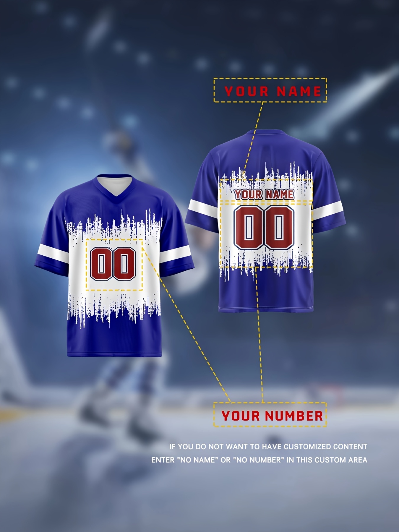 Custom Name Team Name Number Logo Gold Purple-White