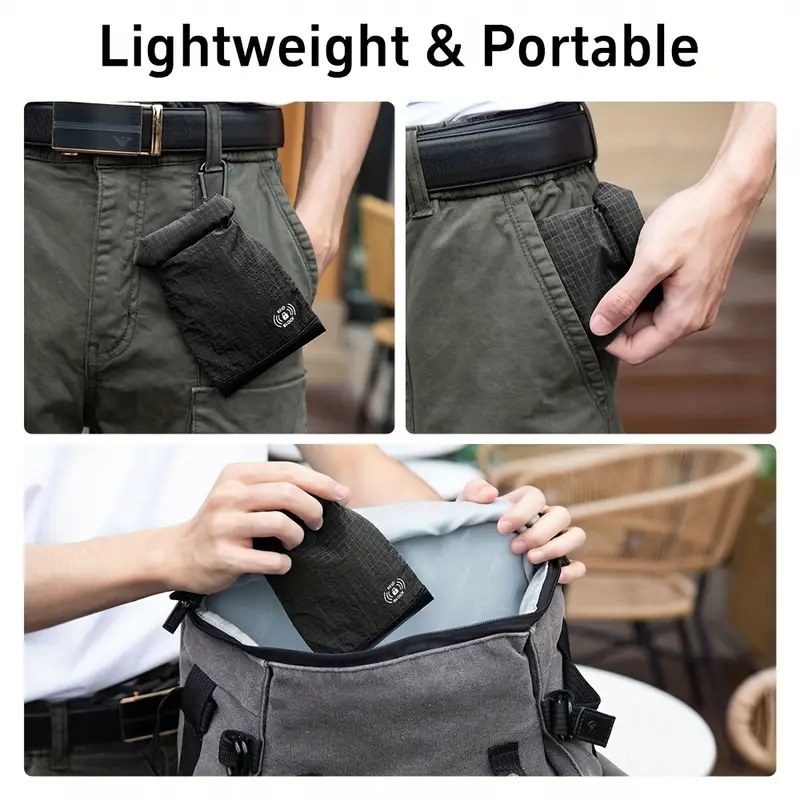 rfid blocking sleeves roll faraday bag anti theft travel - Temu Bahrain rfid blocking sleeves roll faraday bag anti theft travel - Temu Bahrain