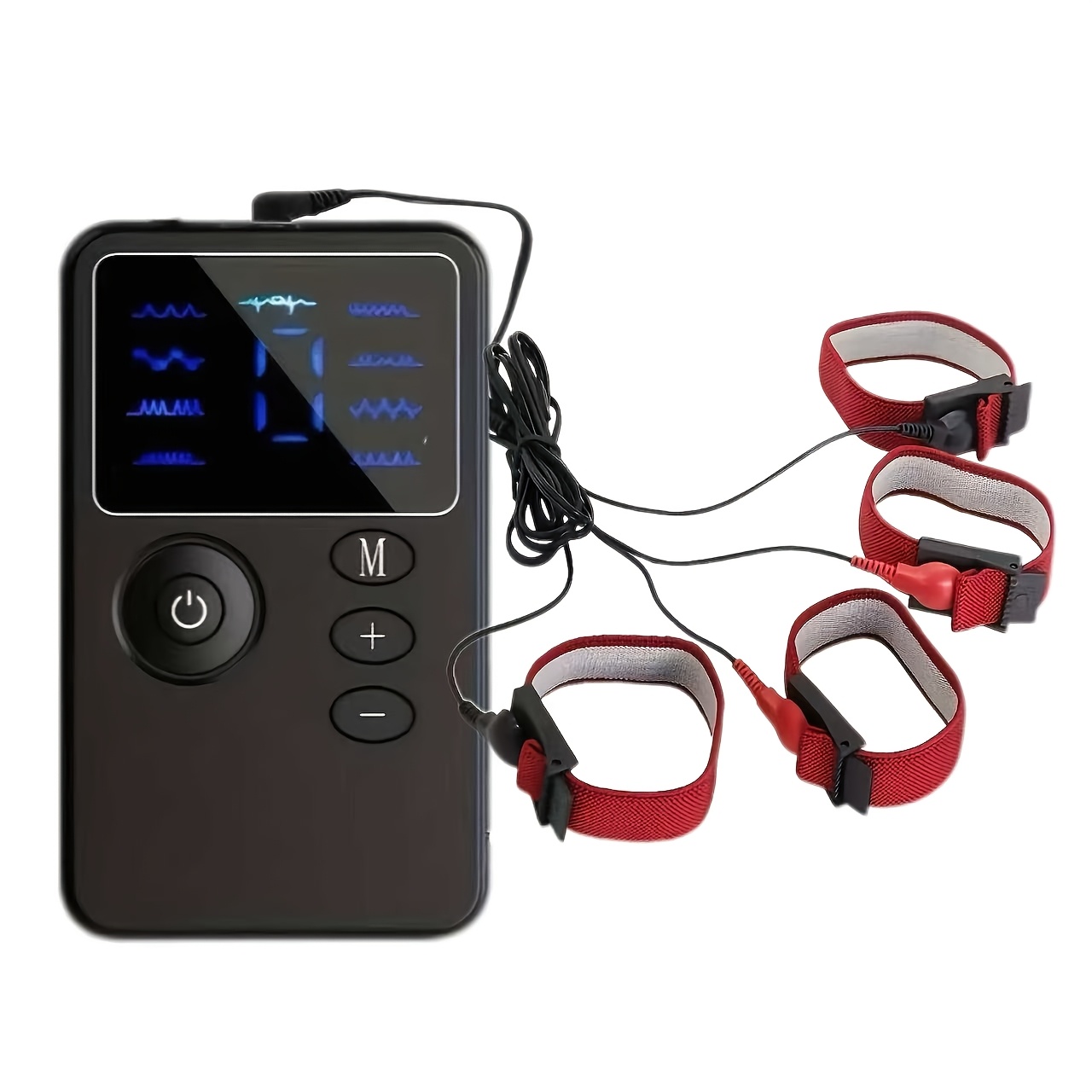 1pc Electric Shock Penis Rings, Male Dick Rings, Penis with Electric Shock Device Box Kit, Male Penis Sex Products, Adjustable Size - No Battery