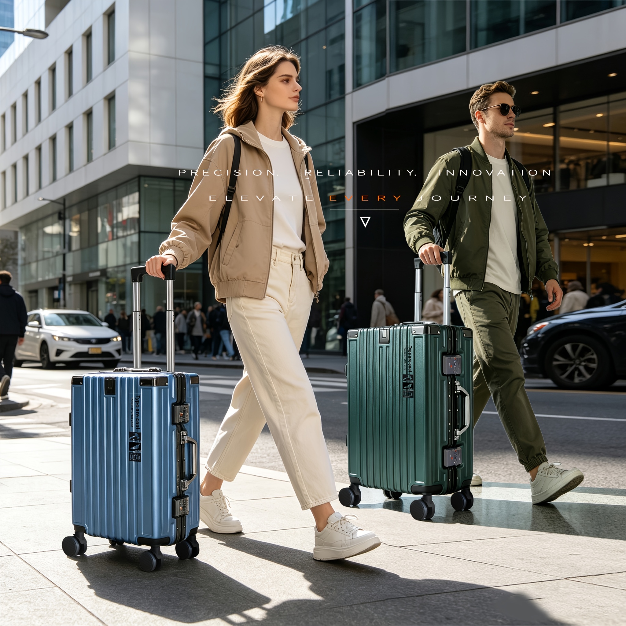 Trolley Case with Combination Lock and Spinner Wheels