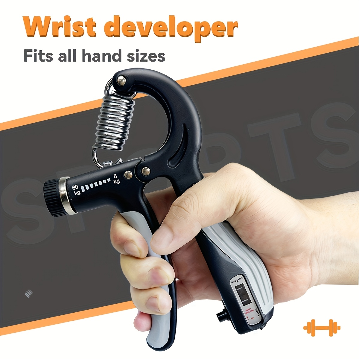 Temu adjustable hand exerciser grip strength trainer