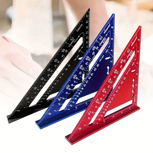 7 inch metric protractor 90 and 45 durable scratch resistant for woodworking industrial and scientific measurement red blue green black yellow red orange