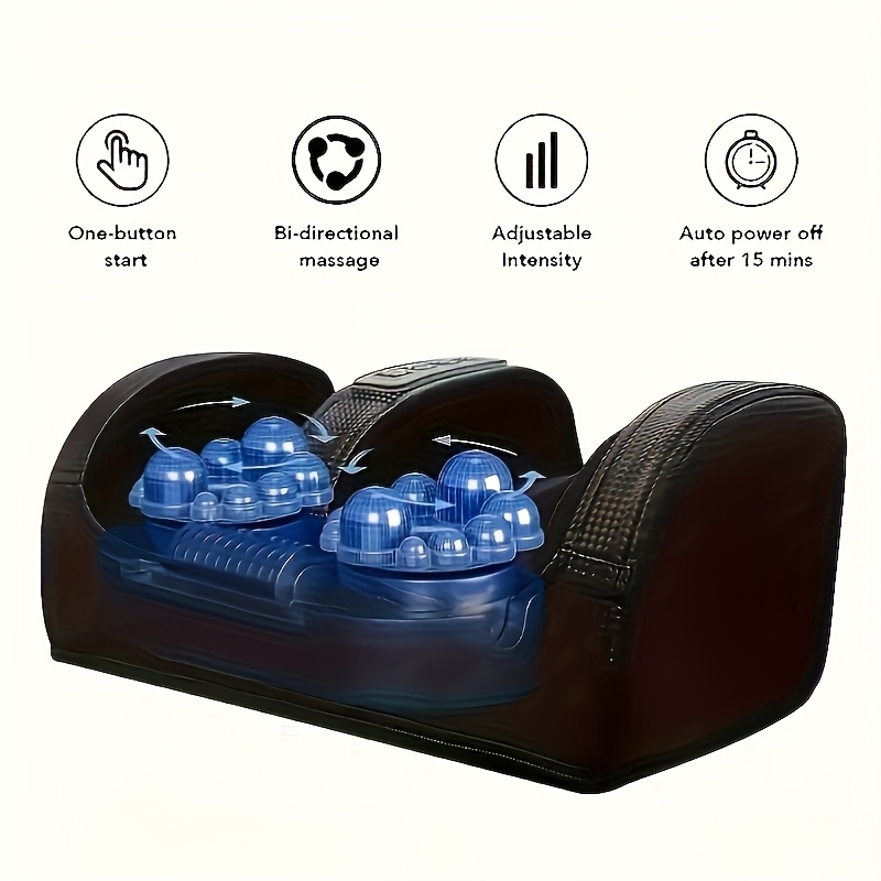 Foot Massager with Heat Function, Suitable for Legs, Feet, And Arms, Providing Deep Kneading And Compression - Perfect for Home Or Office Use.Black Friday Discount Promotion, An Ideal Valentine's Day And Gift for Birthday, Christmas Or Festival