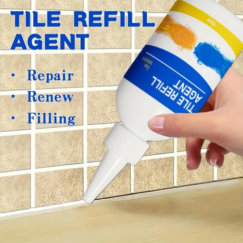 doeyvose relleno para de azulejos, relleno para azulejos, previene la decoloración/ rápido/adhesión fuerte, para de ducha en baños, de azulejos en salas de estar y de azulejos en encimeras de cocina. regalo recomendado para navidad, 150ml/5.28oz
