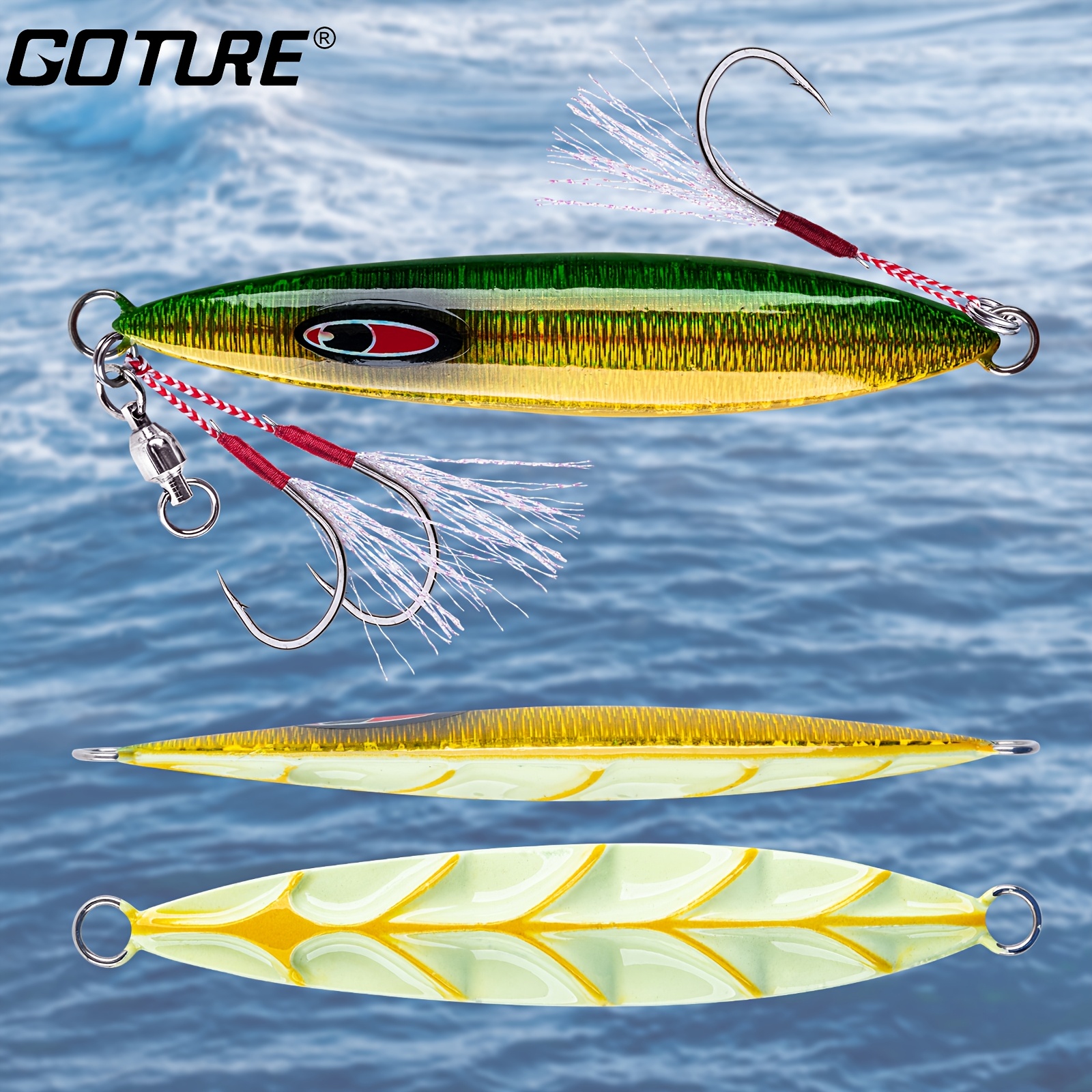 1pc slow pitch jigs double assist hook Temu Finland