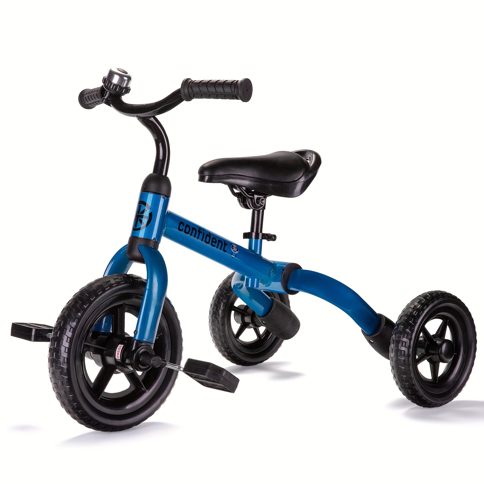 

3 In 1 Tricycle Folding Balance Bike With Adjustable Seat And Removable Pedal, Ride-on Bike Toys Bike Birthday Gift