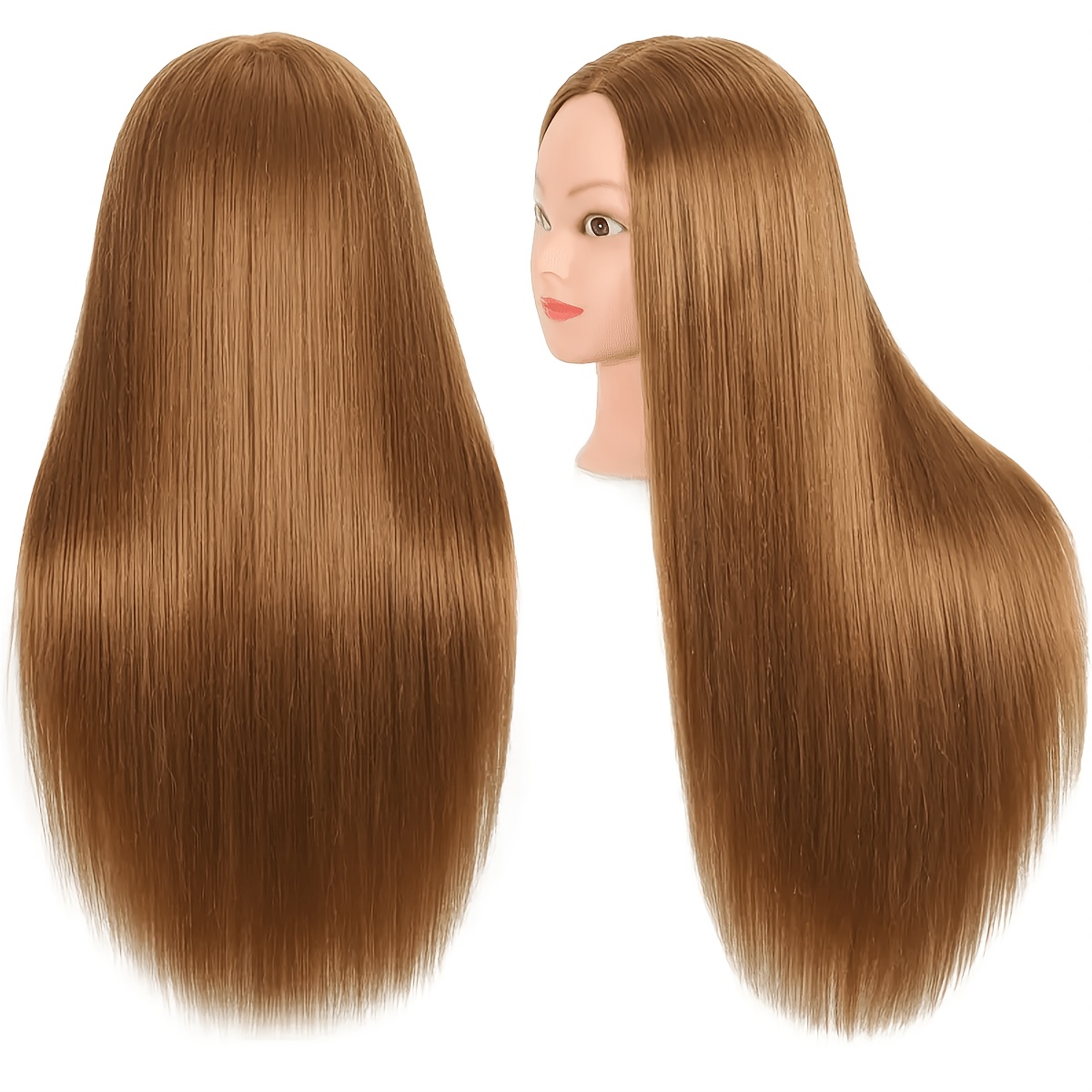 70cm Mannequin Head With Hairdresser Cosmetology Mannequin Manikin Training Practice Styling Doll Head