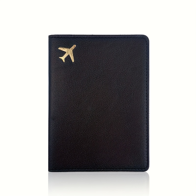 1pc Passport Case, Embossed Card Holder, Passport Cover