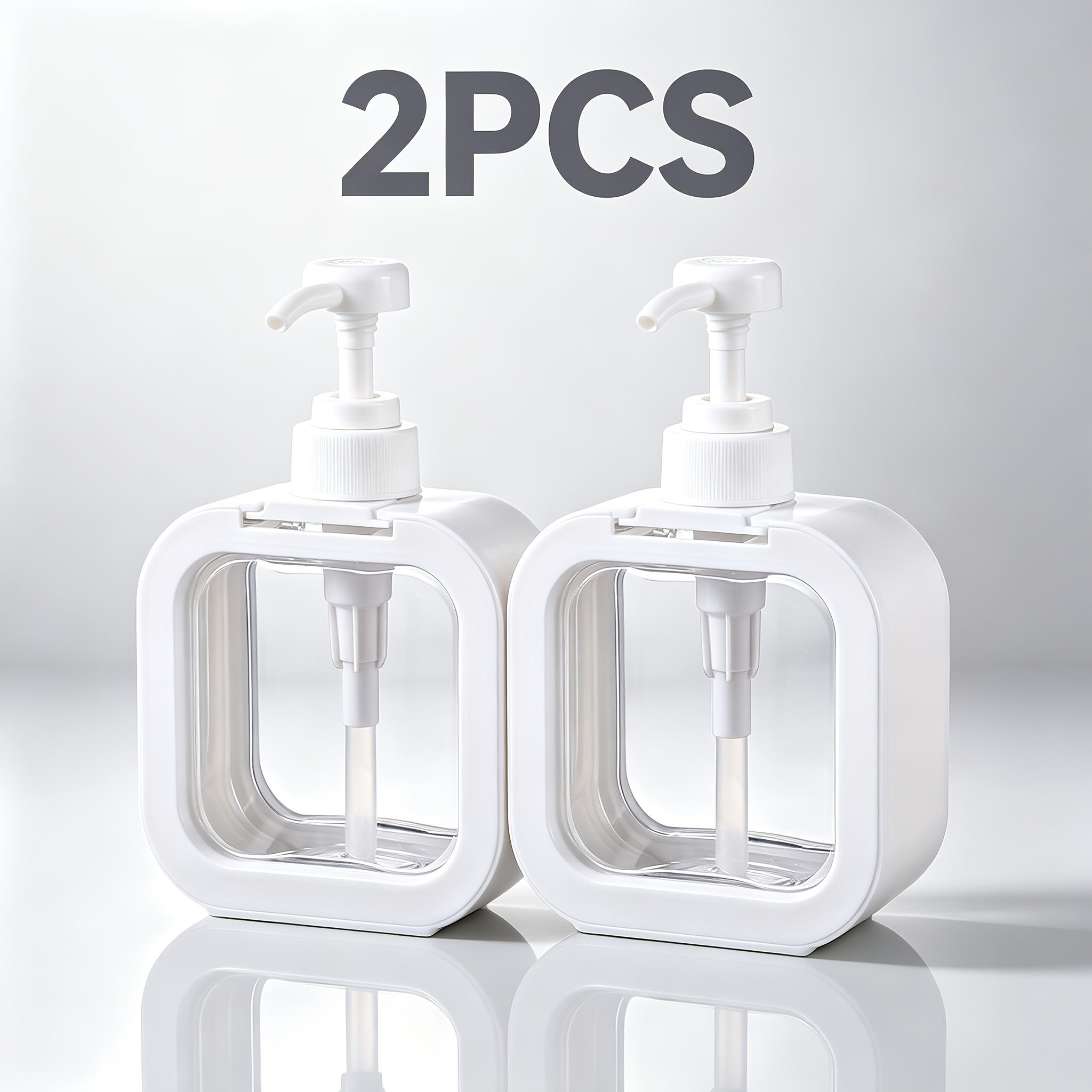 TEMU Bottiglia dispenser manuale , bella e durevole, dispenser per , contenitore per shampoo, per bagnoschiuma da bagno con tappo a pressione, vuoto