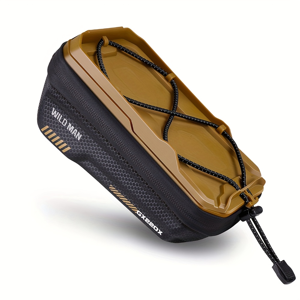 Quick Release Bike Handlebar Bag, Eva Hard Shell Bag For Bicycle, 1l Large Capacity Cycling Accessories