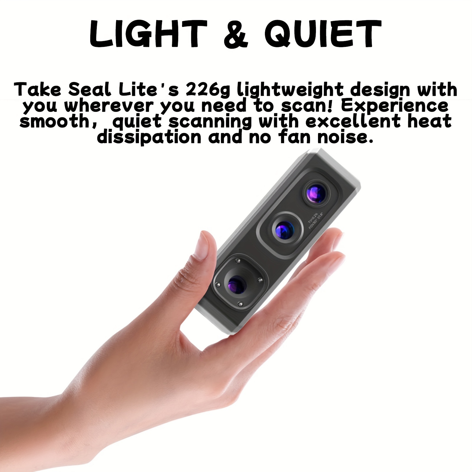 Seal Lite 3D Scanner With 0.02mm Accuracy | 3DMakerpro