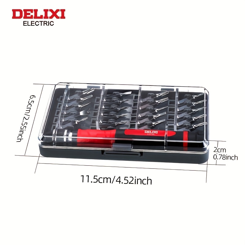 E-shop 21-in-1 Haushalts-Präzisions-Schraubendreher-Set: Hochpräzise Bits, integrierter verstärkter Magnet für einfache Schraubenaufnahme,