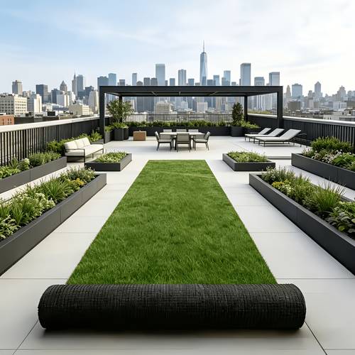 2 Artificial Turf Mats, Realistic Uv-Resistant Evergreen Lawn, , Suitable for Gardens, , , Weddings, Graduation Ceremonies, And Activity Spaces, Low Maintenance Cost, Home And Outdoor Decor