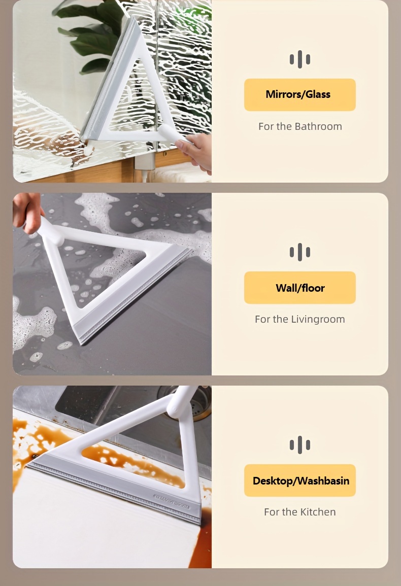 magic broom with wiper multi purpose floor glass tile cleaning scraper ideal for kitchen bathroom living room bedroom   pc material details 7