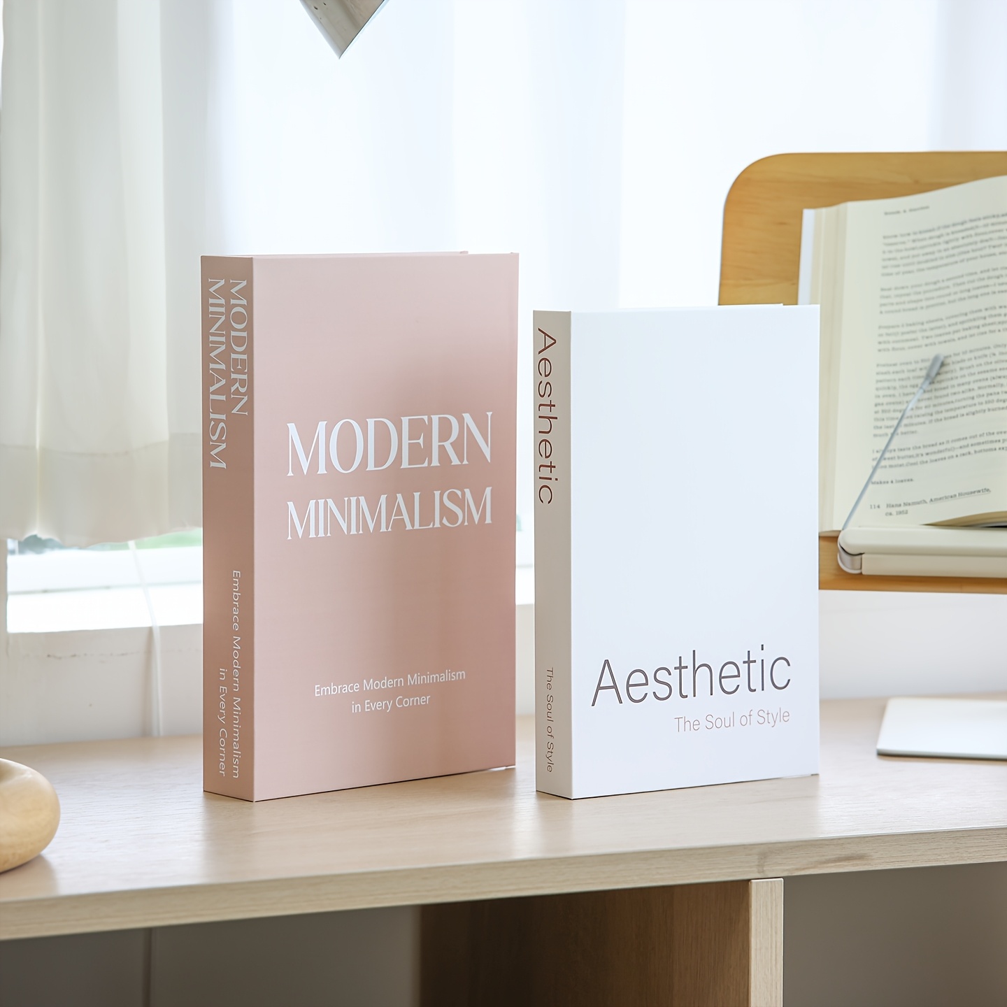 TEMU 2pcs Livres Faux Décoratifs, Extrêmement Luxueux et Modernes, Idéaux pour la Décoration de à , Livres Empilés sur les Tables Basses, Décoration