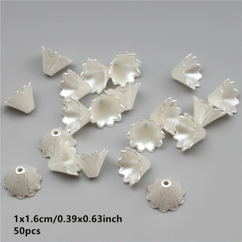 TEMU 50pcs Acrylic Beads For Making - 10x16mm Lightweight And Durable Craft Beads Suitable For Bracelets, Necklaces, Hair Accessories, And More,