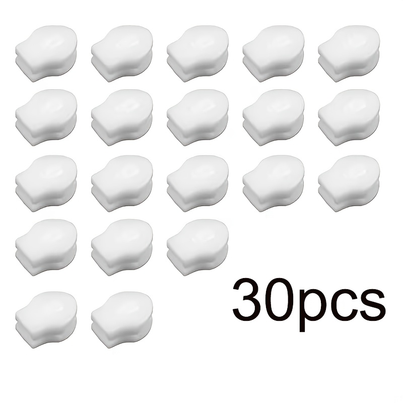 Image of 30pcs Zipper Heads, Plastic Heads, Single-opening Zippers, Bedding And Sofa Cover Additions, Zipper Additions, Sewing Additions. Used