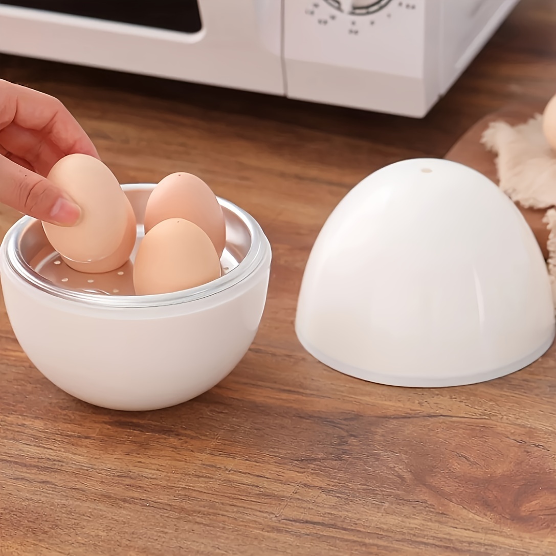 

Microwave Egg Boiler Microwave Egg Cooker, For 4 Eggs, Boiled Egg Cooker, Egg Shape Compact Design Boiled Egg Cooker For Kitchen