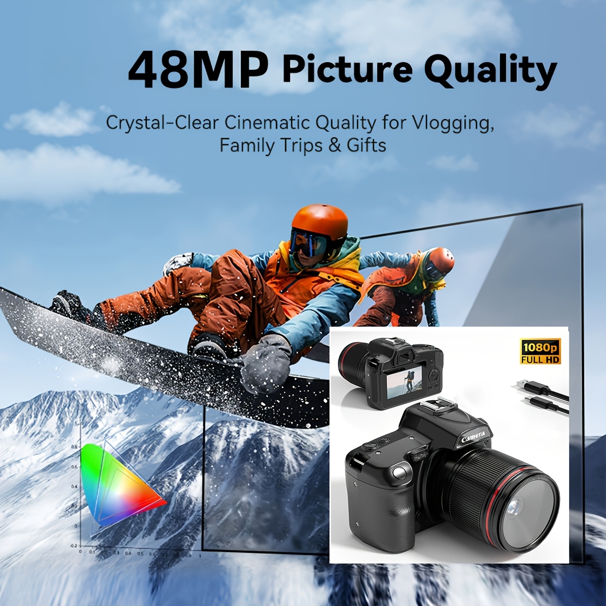 Beginner DSLR Camera with 48MP Image Quality