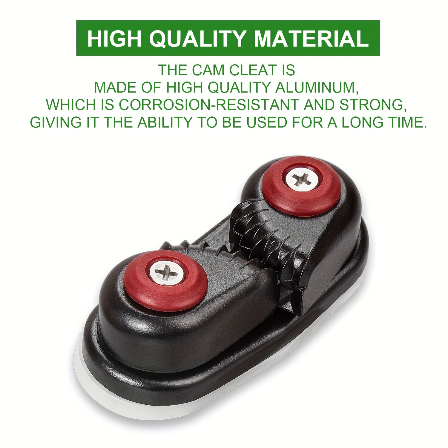 Robust Cam Cleats for Marine Applications