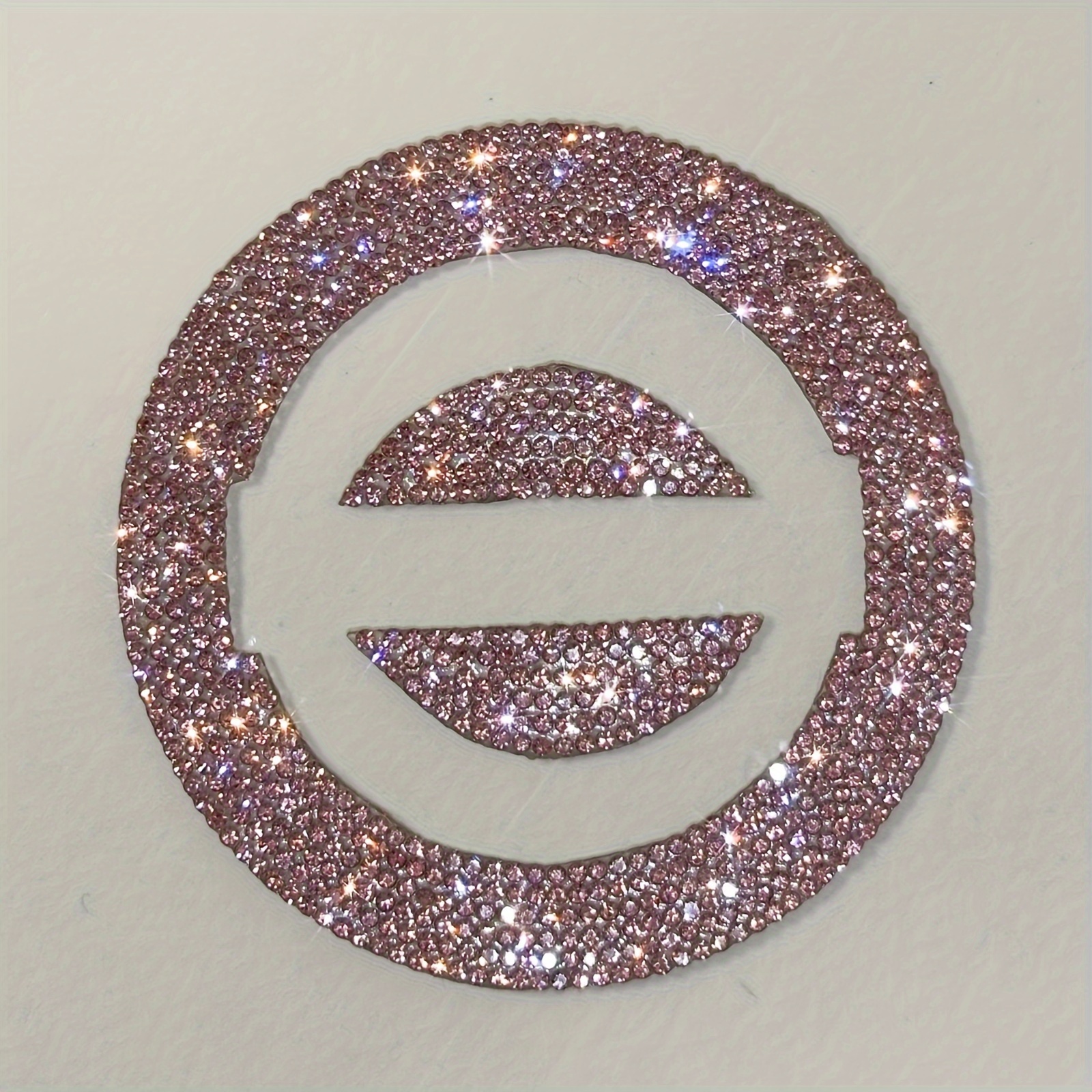 

Bling Rhinestone Emblem Logo Stickers For , Shinny Interior Accessory Decors For Girls And Women