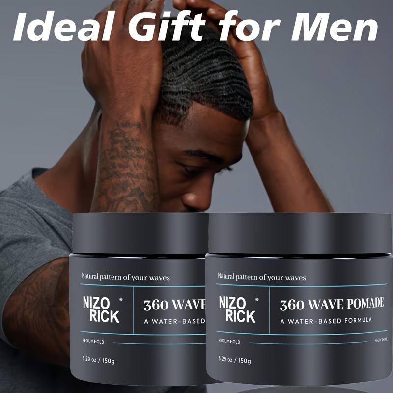 NIZORICK Men's 360 Degree Wave Styling Cream