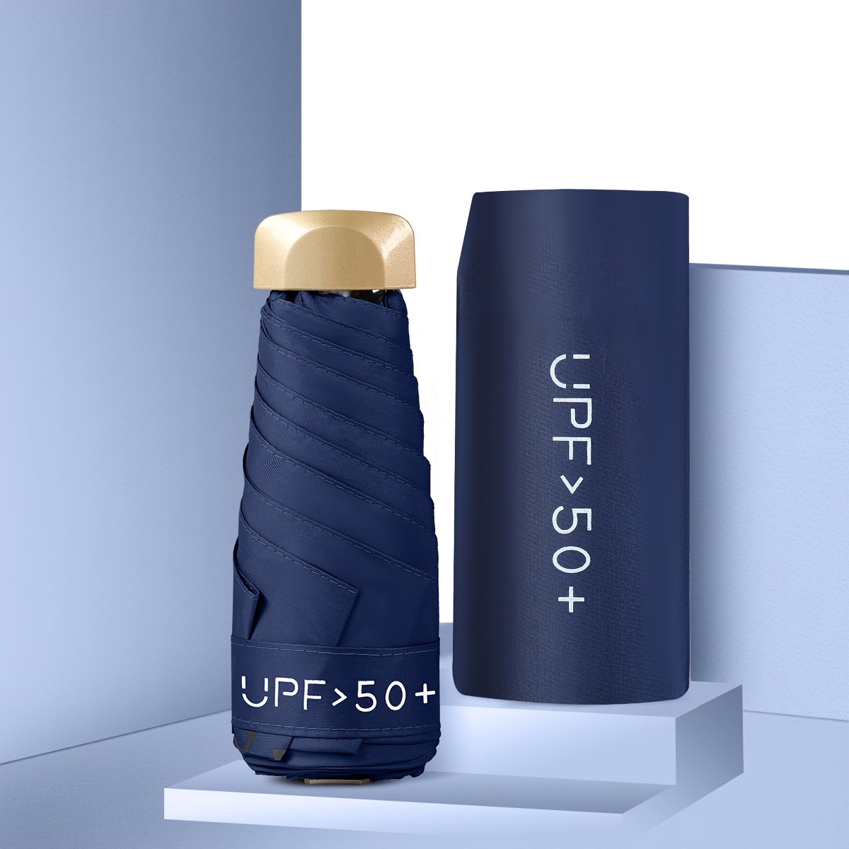 Mini Pocket Umbrella Ultralight Portable Foldingupf50 Six