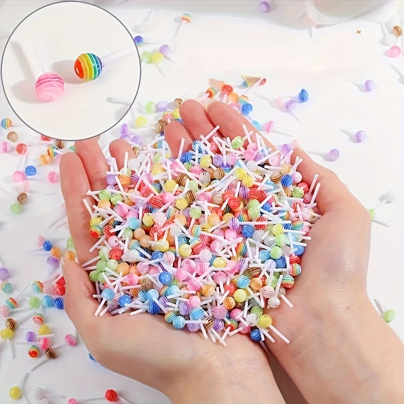 

100pcs Sucettes hypoallergéniques en résine ongles, , ongles non toxiques et filles.