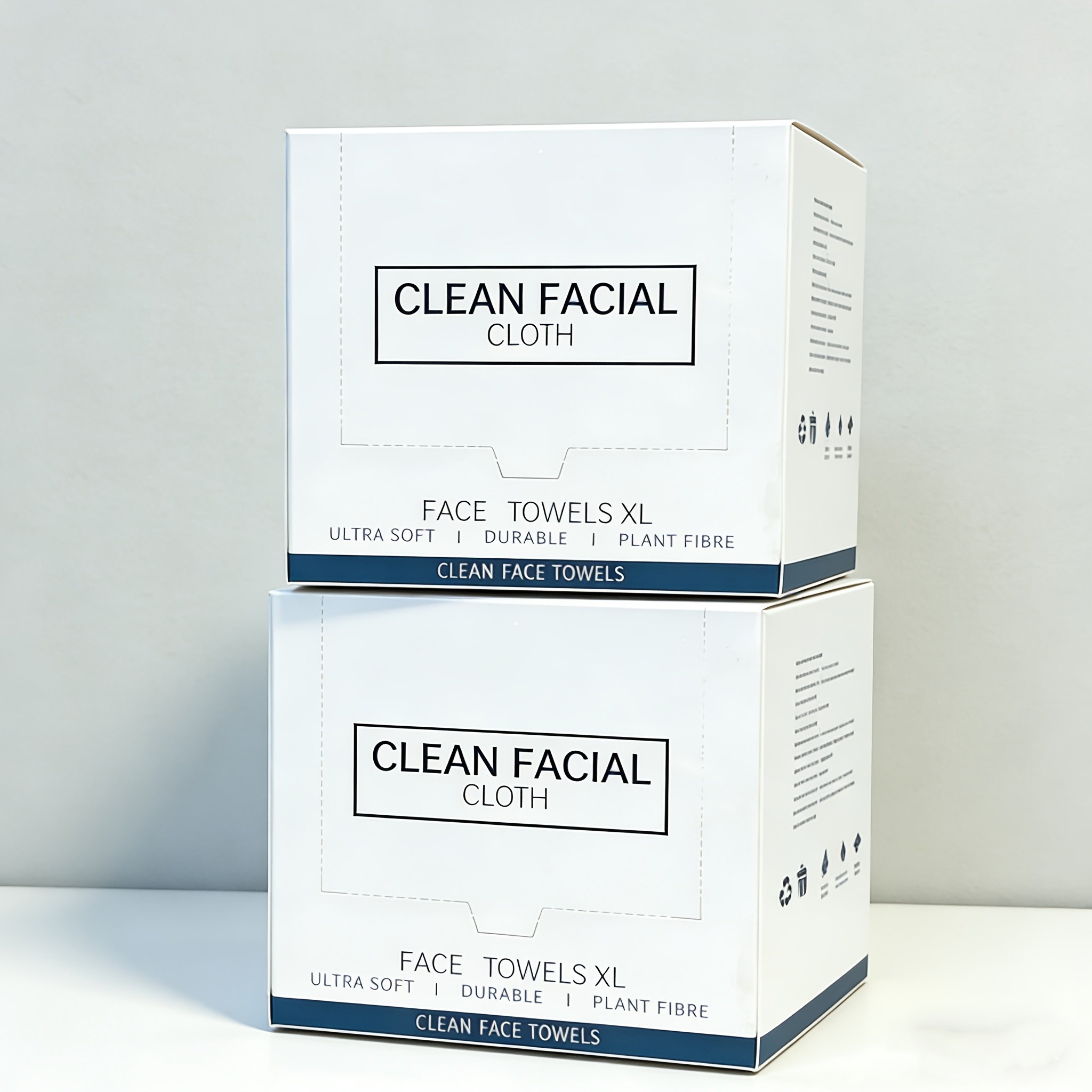TEMU 50/100 Sheet Disposable Box Of Thickened Facial Towels, Soft And Skin-friendly, Suitable For Types, Ideal For Daily Cleansing, Makeup Removal,