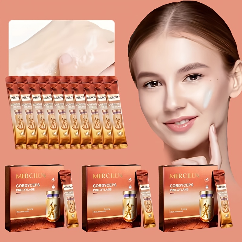 Mercilen Cordyceps Pro-Xylane Double Antibody Sleeping Mask, 3 Boxes