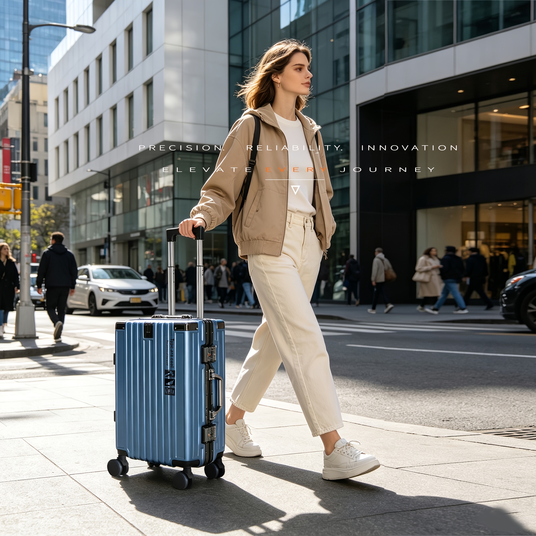 Trolley Case with Combination Lock and Spinner Wheels