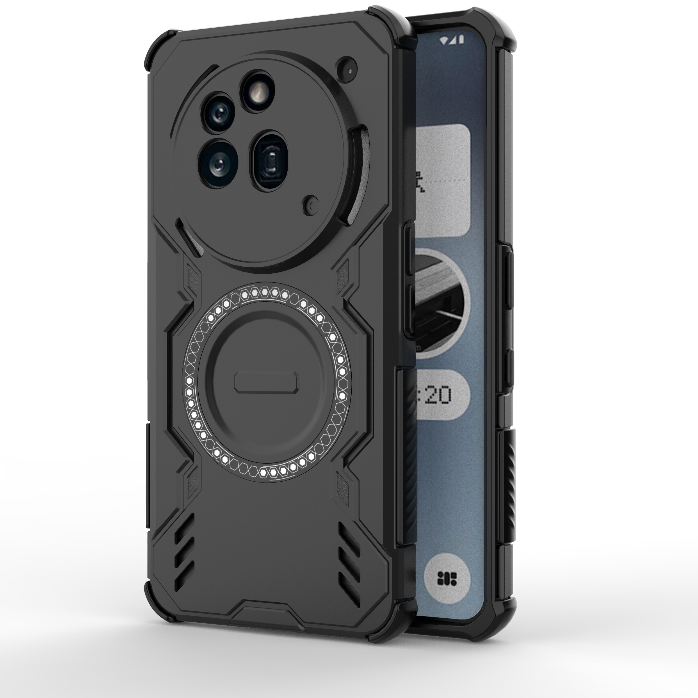 TEMU Phone Case - Magnetic Shockproof Case For Nothing 3a 3apro Cmf Phone Designed For Wireless Charging And Featuring Breathable Frosted For Heat