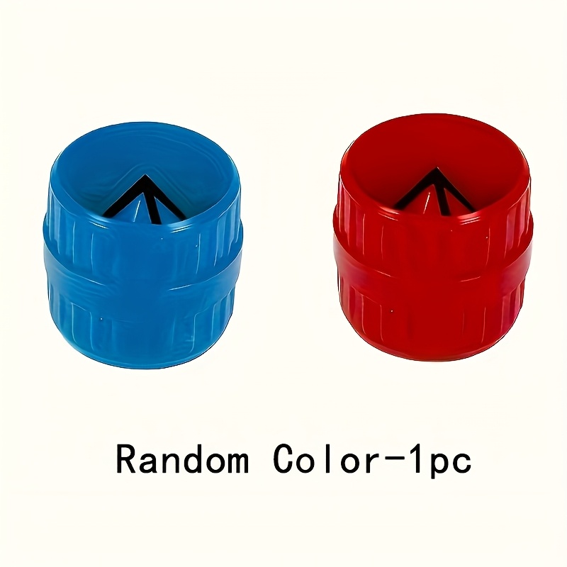 TEMU 1pc - Random Color, Manual Pipe Deburring Tools - Non-slip Pvc, & Hose Reamer, Efficient Deburring & Chamfering Trimmer, Plastic Tubing Chamfer