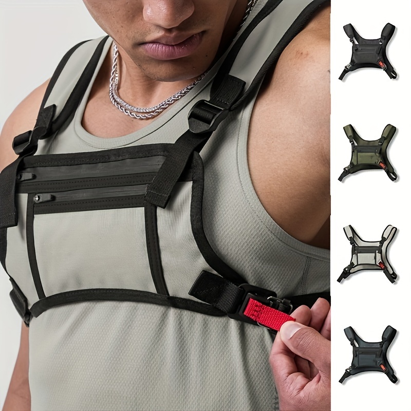 A Versatile, And Durable Chest Bag Designed for Outdoor Activities Like Running, Cycling, And Mountaineering