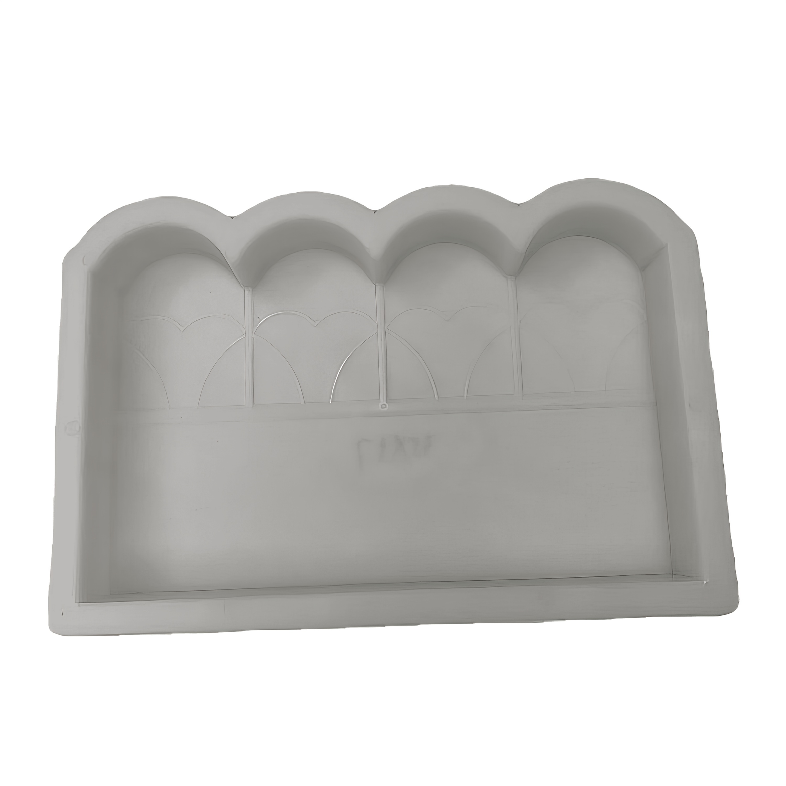Flower Fence Mold | Reusable Polypropylene | For Cement/sand Casting | 44x30x5cm | 72hr Curing