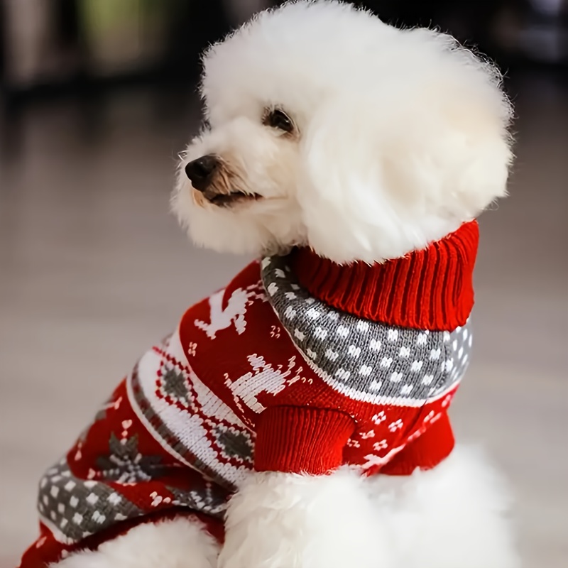 

1pc Christmas Dog - , , For Small - , , And For Knitwear