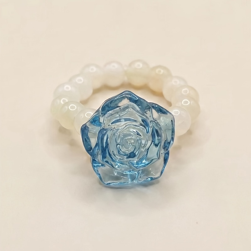 Women's Hand-Woven Minimalist April Birthstone Ring