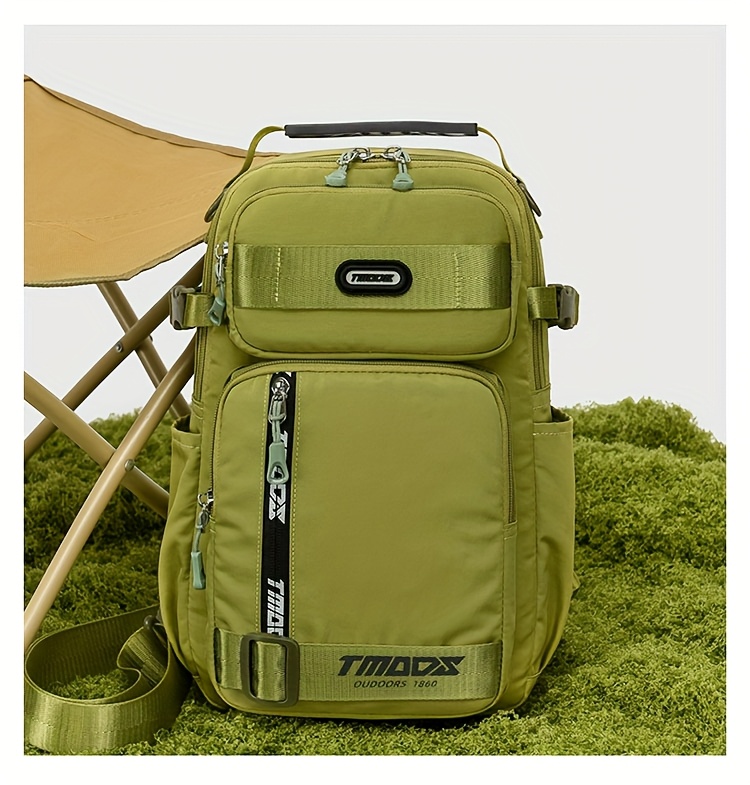 unisex chest backpack large capacity convertible crossbody handheld waist pack with multiple compartments padded shoulder straps waist clip for outdoor hiking gym travel durable casual outdoor bag 18 colors backpack for travel hiking essentials stylish outdoor gear secure zipper closure details 22